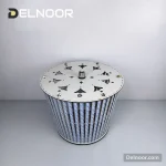 شاسی لامپ دستساز طرح ذوزنقه 12 پیکسل رینگ دار