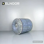 شاسی لامپ دستساز طرح استوانه زیر خورشیدی