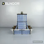 لامپ دستساز طرح برج 8 پیکسل